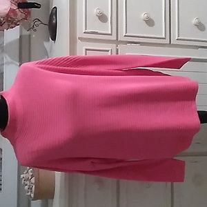 French Connection long sleeved Pink Sweater, size M